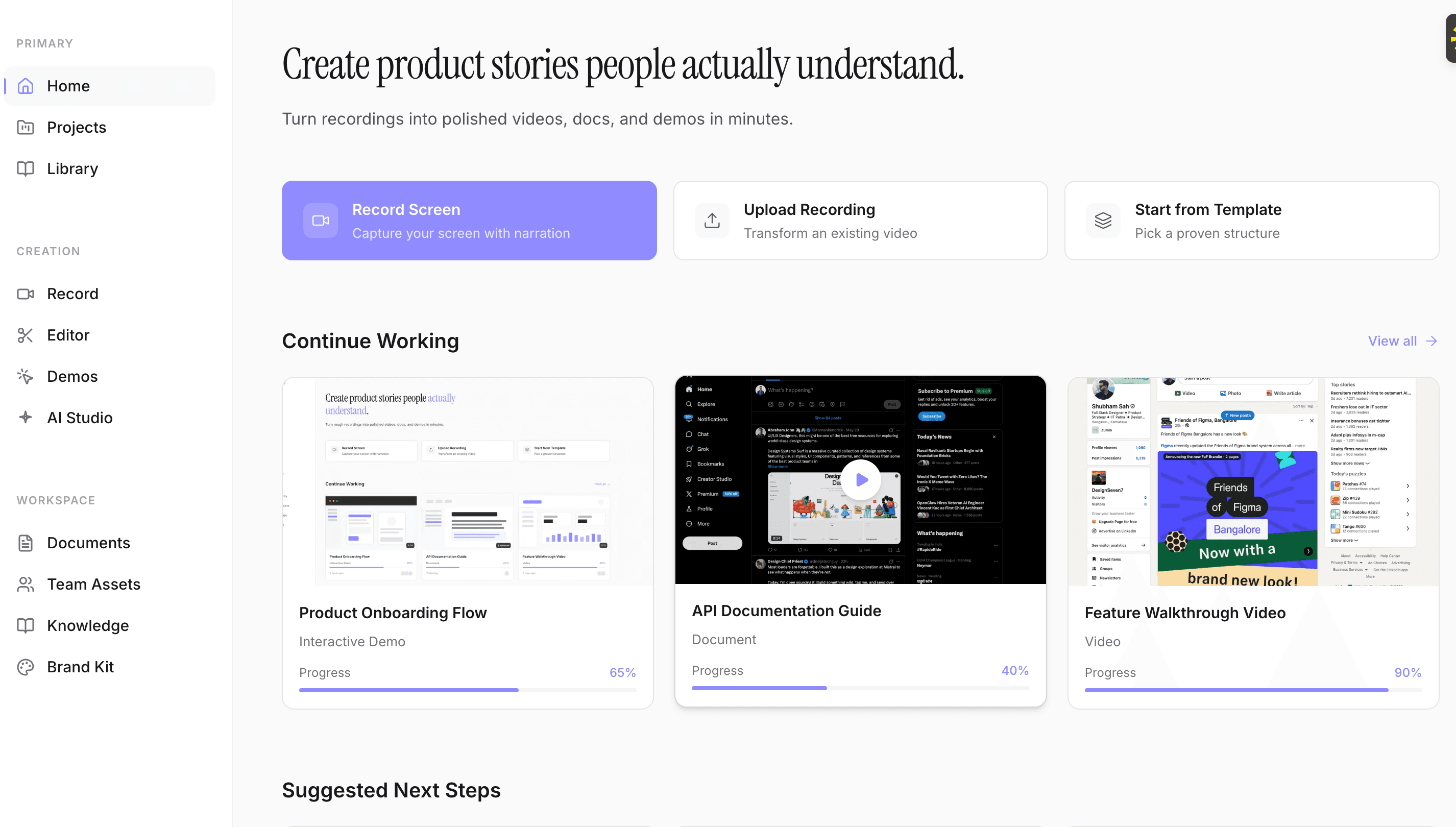 AI Video Documentation Platform